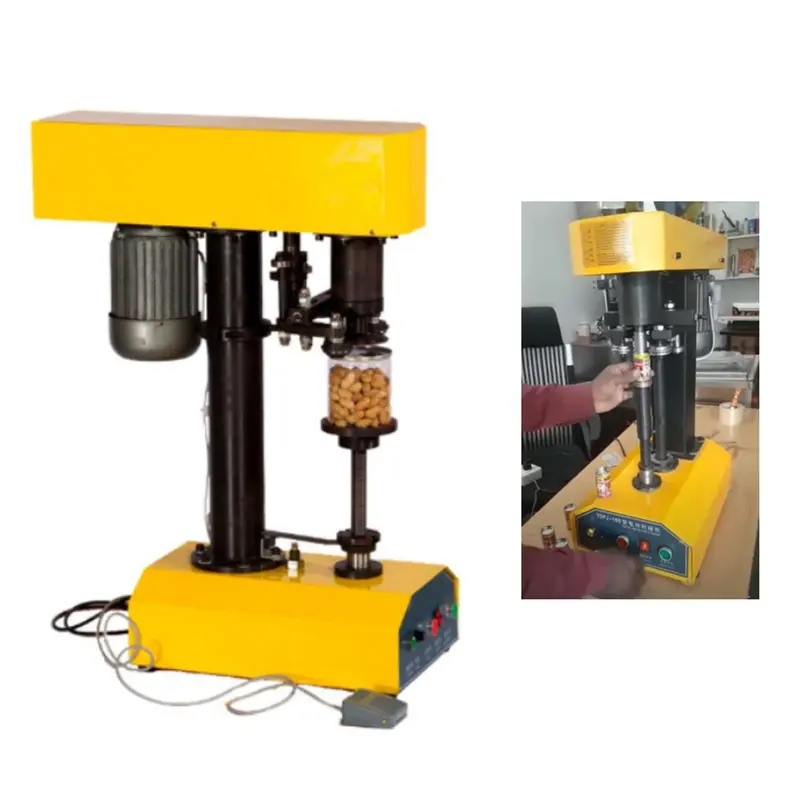 Automatic Electric Tin Capping Machine 500W, 15-30 pieces per mins